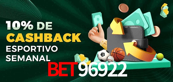 10% de bônus de cashback na bet96922